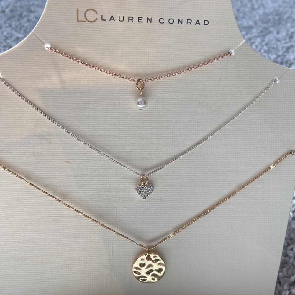 ❣️LC Lauren Conrad Trio Necklace Set New!❣️